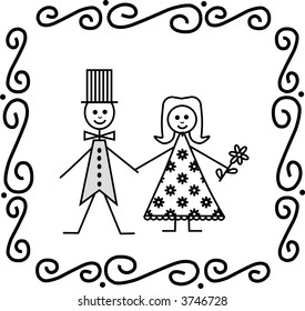 A Bride And Groom