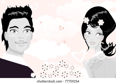 bride and groom