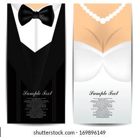 Bride and Groom business cards