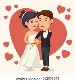 Bride and groom design