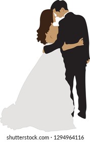 Bride and groom icon