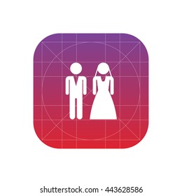 bride and groom icon