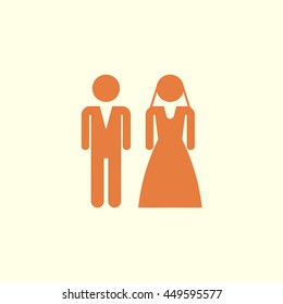 bride and groom icon