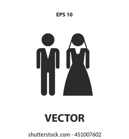 bride and groom icon