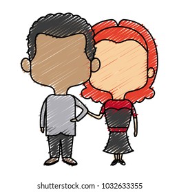 bride and groom romantic date and love concept