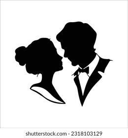 Bride and Groom svg, Wedding figure svg, Wedding ornament svg, details dress , silhouette, mr and mrs, marriage, engagement, husband and wife, just married, wedding sign, hubby and wifey svg