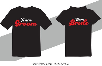 bride and groom t-shirt designs