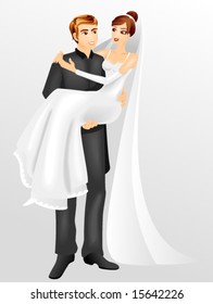 Bride and Groom - Vector