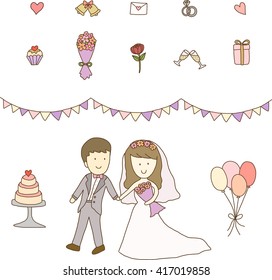 Bride and Groom Wedding