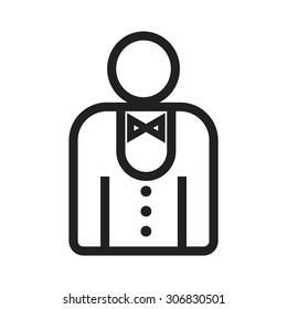 Bride, groom, wedding icon vector image. Can also be used for wedding. Suitable for use on web apps, mobile apps and print media.