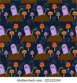 Bride Halloween vector seamless patterns. Endless texture can be used for wallpaper, pattern fills, web page,background