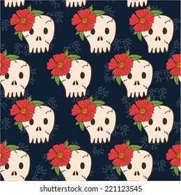 Bride Halloween vector seamless patterns. Endless texture can be used for wallpaper, pattern fills, web page,background