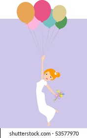 bride happy