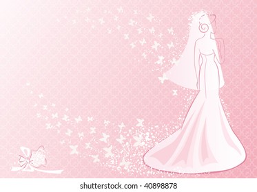 bride and her bouquet
