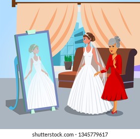 Mother Bride Dress Stock Vectors Images Vector Art Shutterstock