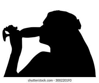 bride realistic silhouette vector illustration isolated on white background