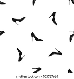 Bride shoes in simple style isolated on white background vector illustration