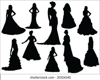 bride silhouette collection