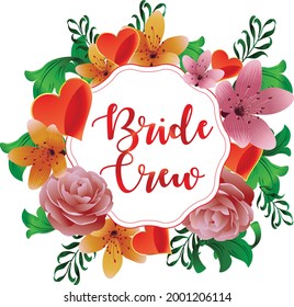 Bride Squad, Bride Crew, Auntie Of The Bride, Matron Of Honour, Daughter Of The Bride 