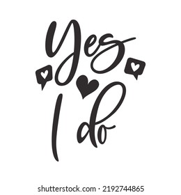 Bride team tribe typography wedding card. Lettering party quote in hand drawn style. Marriage invitation poster. Vector illustration.