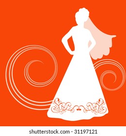 bride with veil 2