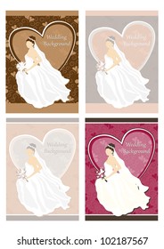 Bride and wedding background