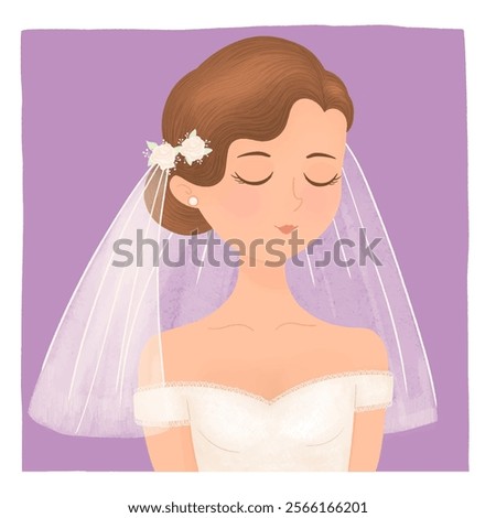 Bride in wedding clothes. Elegant bride with a bouquet in a wedding dress.