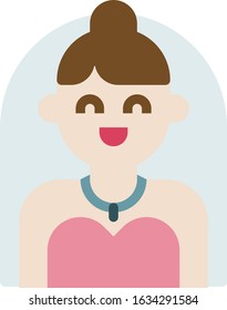 Bride - Wedding icon set. High quality flat vector illustration for website and mobile application.