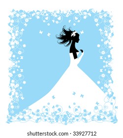 Bride. Wedding illustration for your design