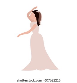 bride wedding standing pose