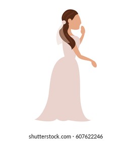 bride wedding standing pose