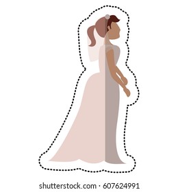 bride wedding standing pose