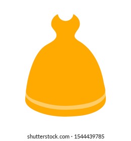 bride-dress icon. flat illustration of bride-dress - vector icon. bride-dress sign symbol