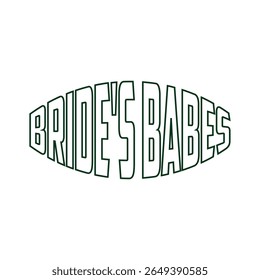 Bride's babes - Black hand lettered quote with diamond ring for greeting card, gift tag, label, wedding sets. Groom and bride design. Bachelorette party. Best Bride text with diamond ring.
