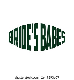 Bride's babes - Black hand lettered quote with diamond ring for greeting card, gift tag, label, wedding sets. Groom and bride design. Bachelorette party. Best Bride text with diamond ring.