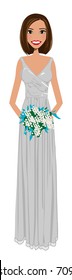 Bridesmaid, Matron Of Honor, Flower Girl Clip Art, Vector, Logo, Icon