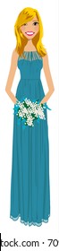 Bridesmaid, Matron Of Honor, Flower Girl Clip Art / Vector / Logo / Icon