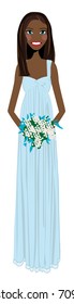 Bridesmaid, Matron Of Honor, Flower Girl Clip Art / Vector / Logo / Icon