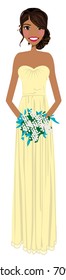 Bridesmaid, Matron of Honor, Flower Girl clip art / vector / logo / icon