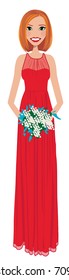 Bridesmaid, Matron Of Honor, Flower Girl Clip Art / Vector / Logo / Icon