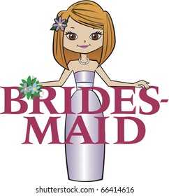 Bridesmaid Med Red Hair Brown Eyes