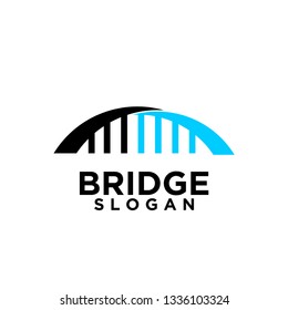 bridge abstract simple black logo icon designs vector illustration