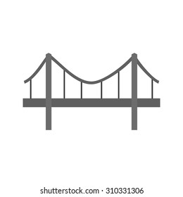 Bridge, architecture, travel icon vector image. Can also be used for construction, interiors and building. Suitable for use on web apps, mobile apps and print media.