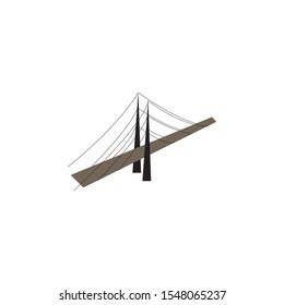 bridge art logo design illustrtion
