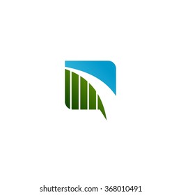 Bridge Building Logo Template