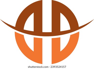 logotipo de icono de diseño de conexión puente