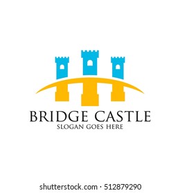 Bridge connection logo for your business