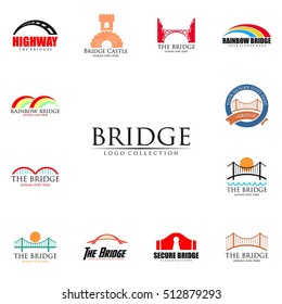 Bridge connection logo for your business