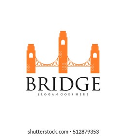 Bridge connection logo for your business