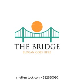 Bridge connection logo for your business